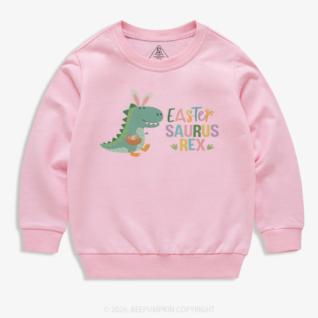 Easter Saurus Rex Kid's Sweatshirt