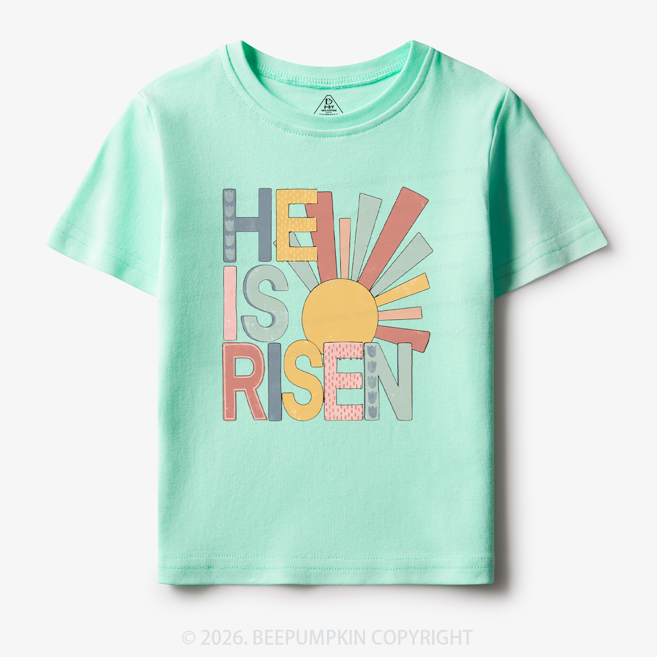 He Is Risen Love Like Jesus Easter Toddler&Kid's Tees