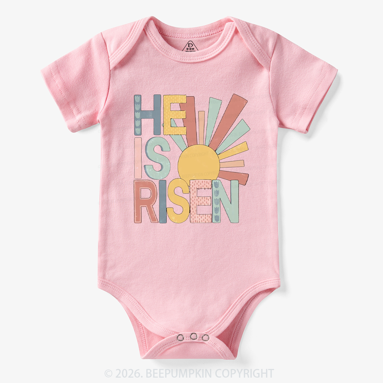 He Is Risen Love Like Jesus Easter Bodysuit