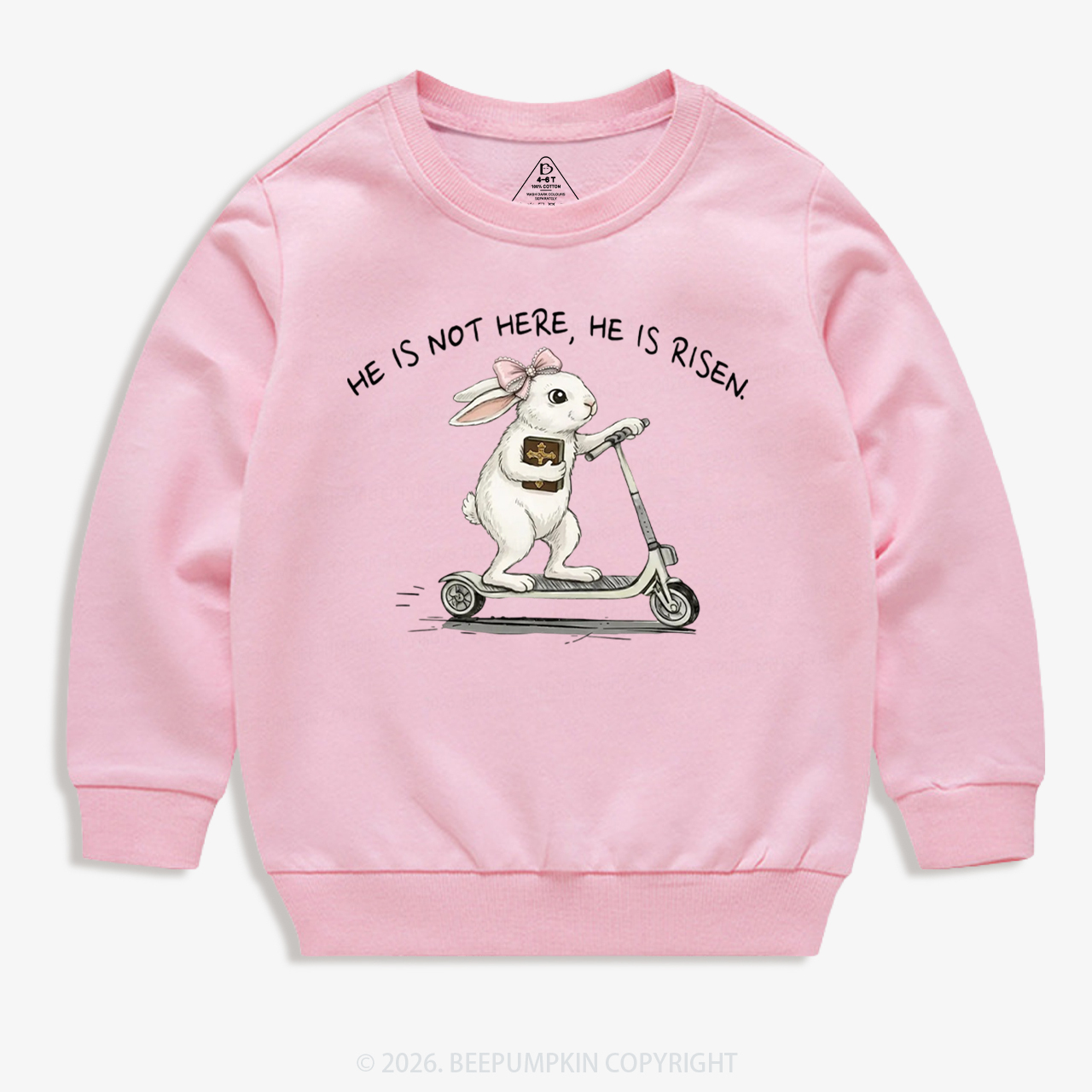 He Is Not Here He Is Risen Kid's Sweatshirt