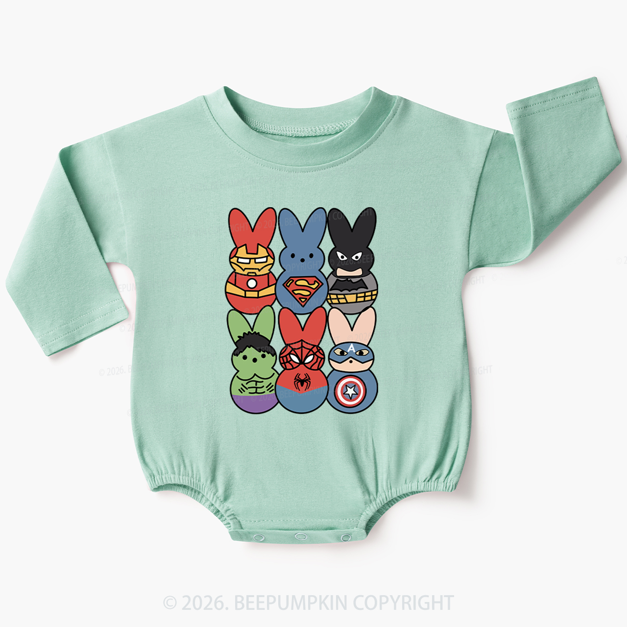 Heroes Easter Day Baby Bubble Romper