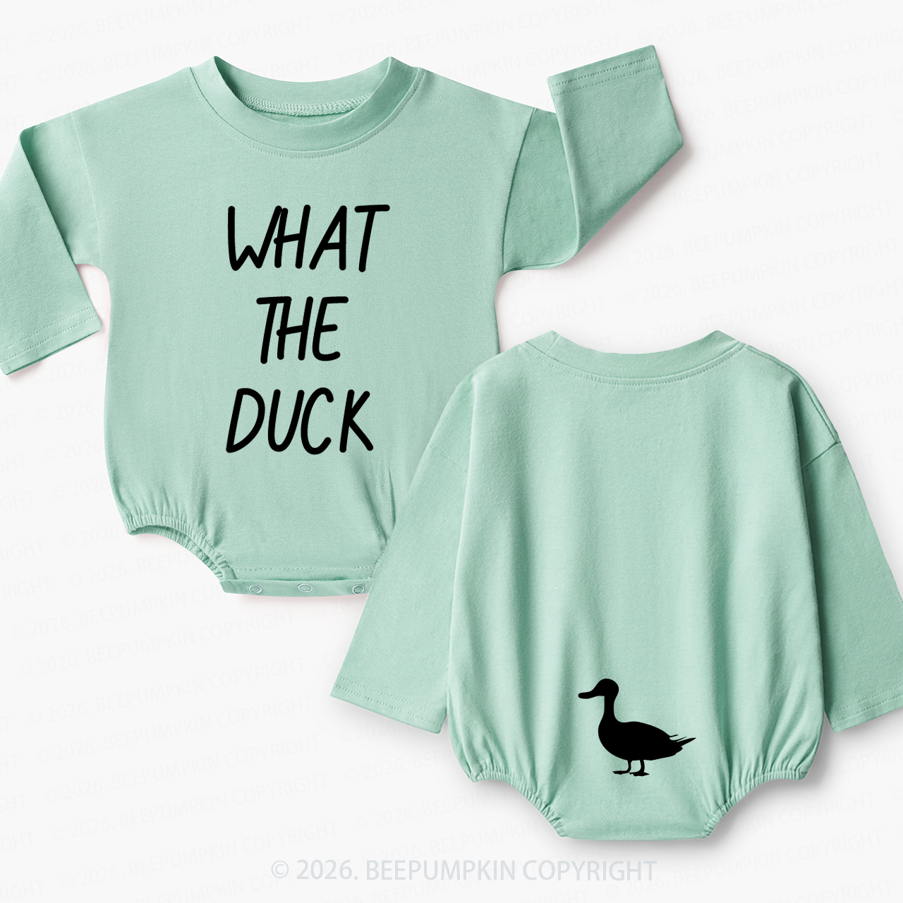 What The Duck Baby Bubble Romper