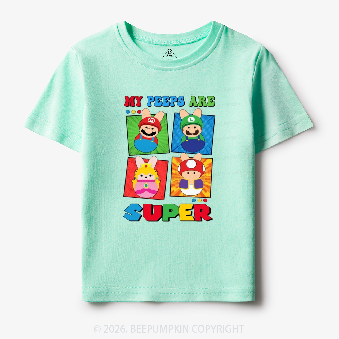 Easter My Peeps Are Super Toddler&Kid's Tees