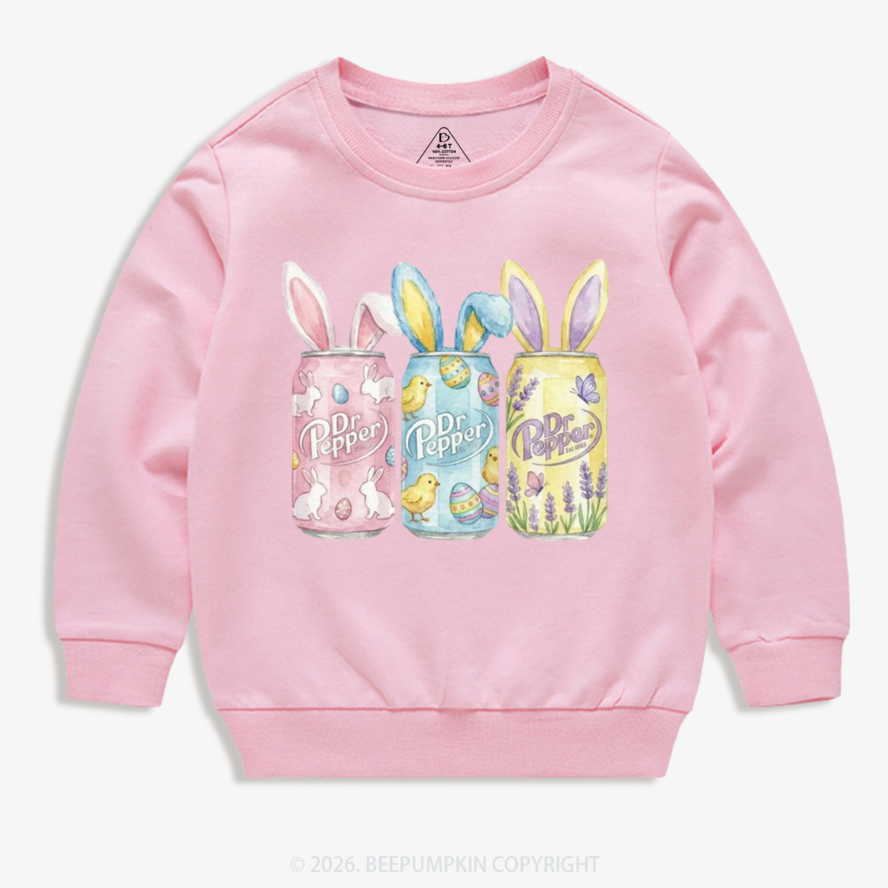 Bunny Easter Soda Kid's Sweatshirt