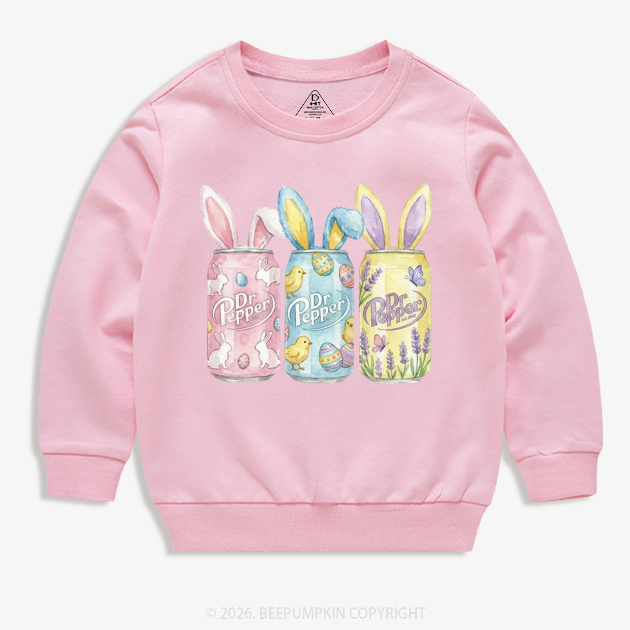 Bunny Easter Soda Kid's Sweatshirt