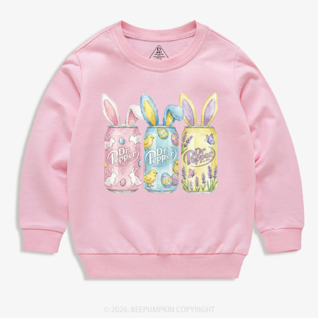 Bunny Easter Soda Kid's Sweatshirt