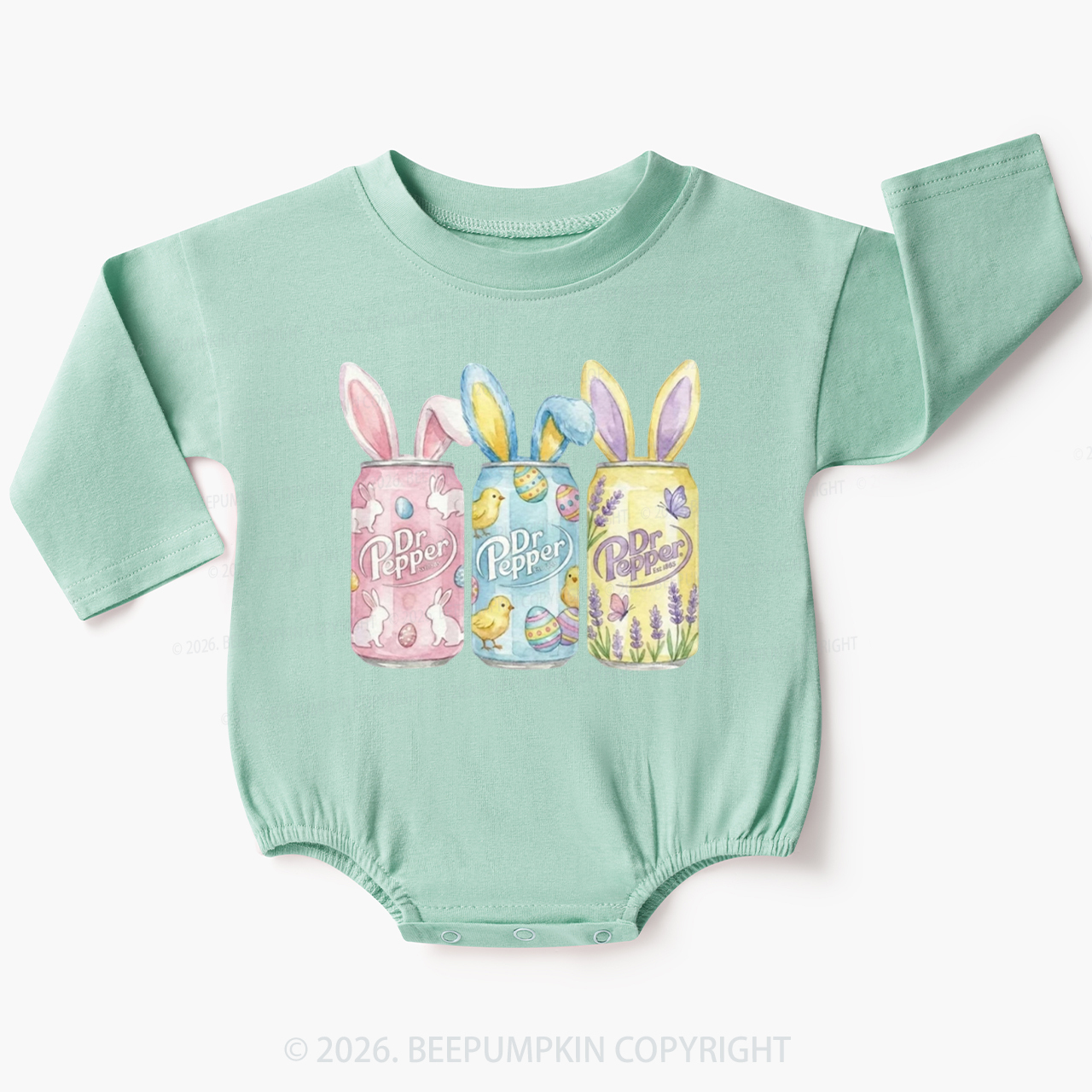 Bunny Easter Soda Baby Bubble Romper