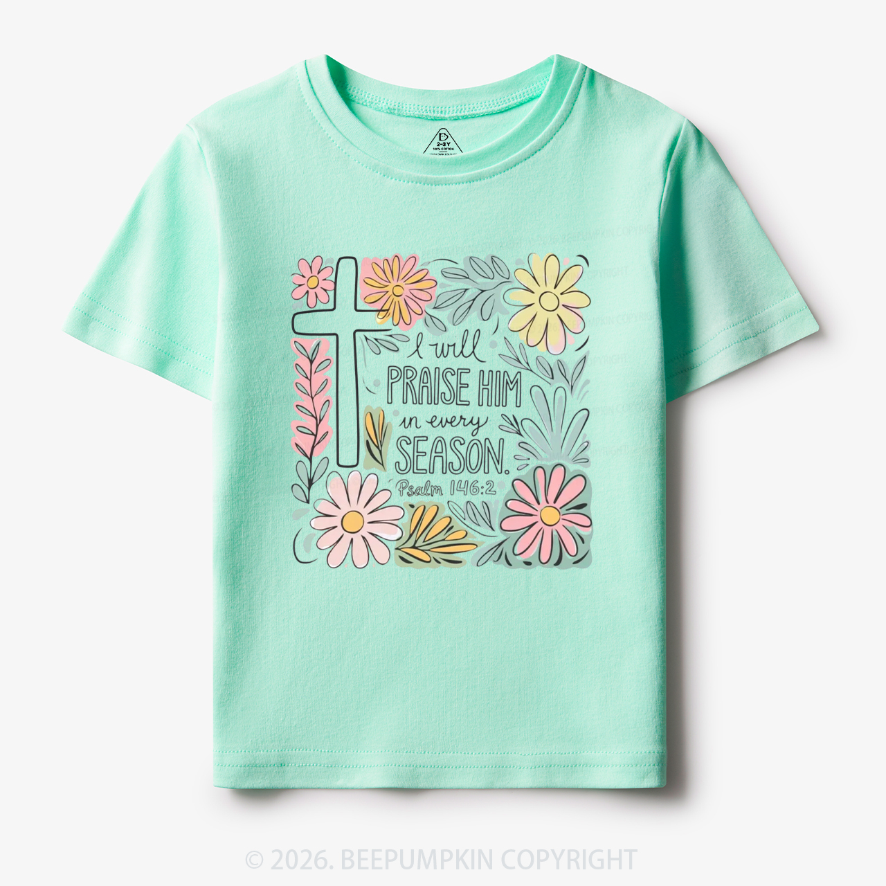 Easter I will Praise Him Toddler&Kid's Tees