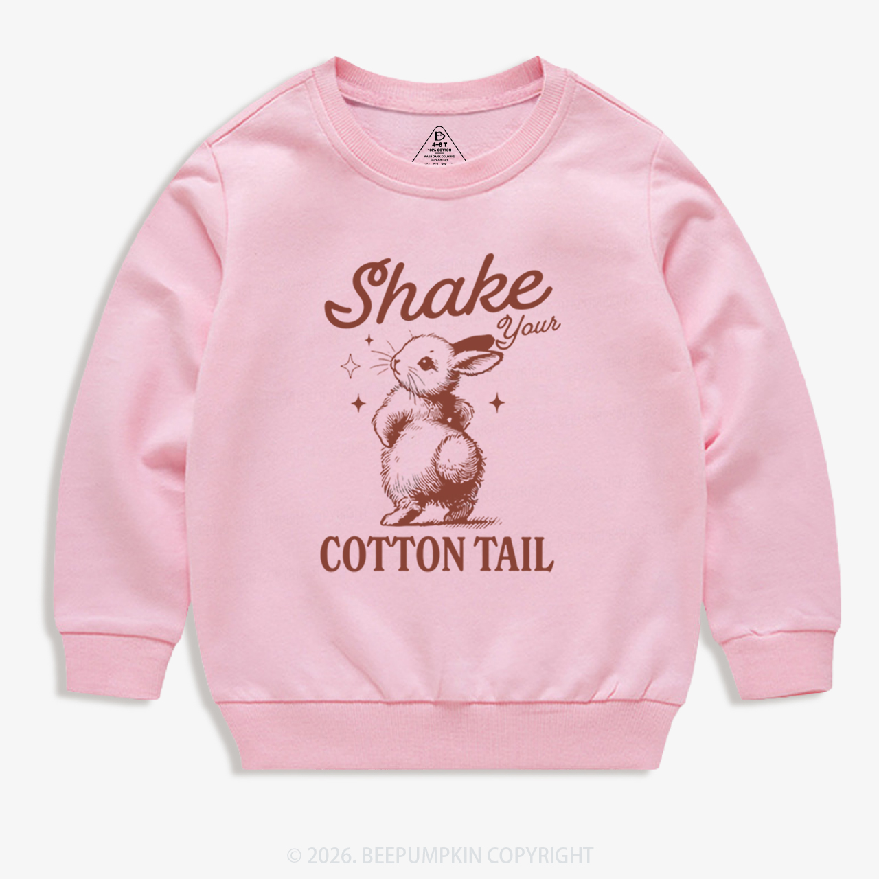 Shake Your Cotton Tail Easter Kid's Sweatshirt
