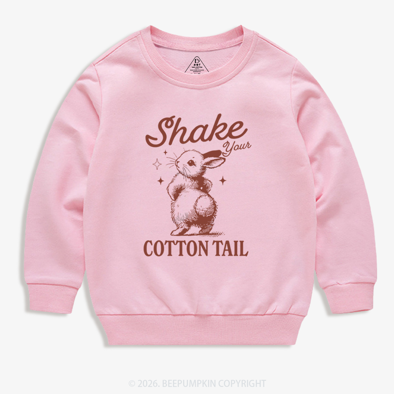 Shake Your Cotton Tail Easter Kid's Sweatshirt