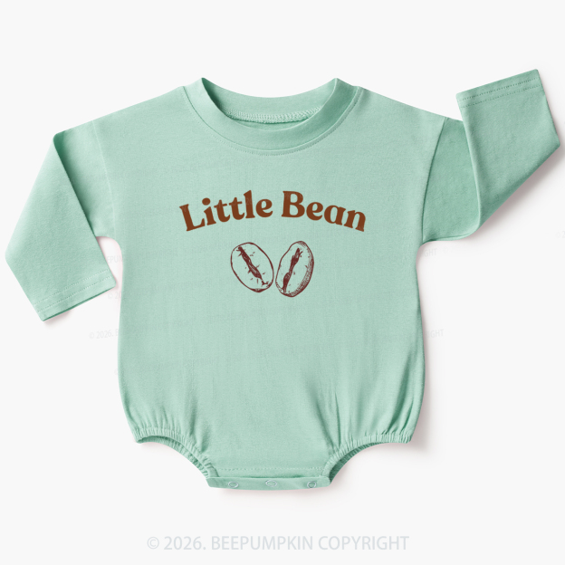Coffee Little Bean Baby Bubble Romper