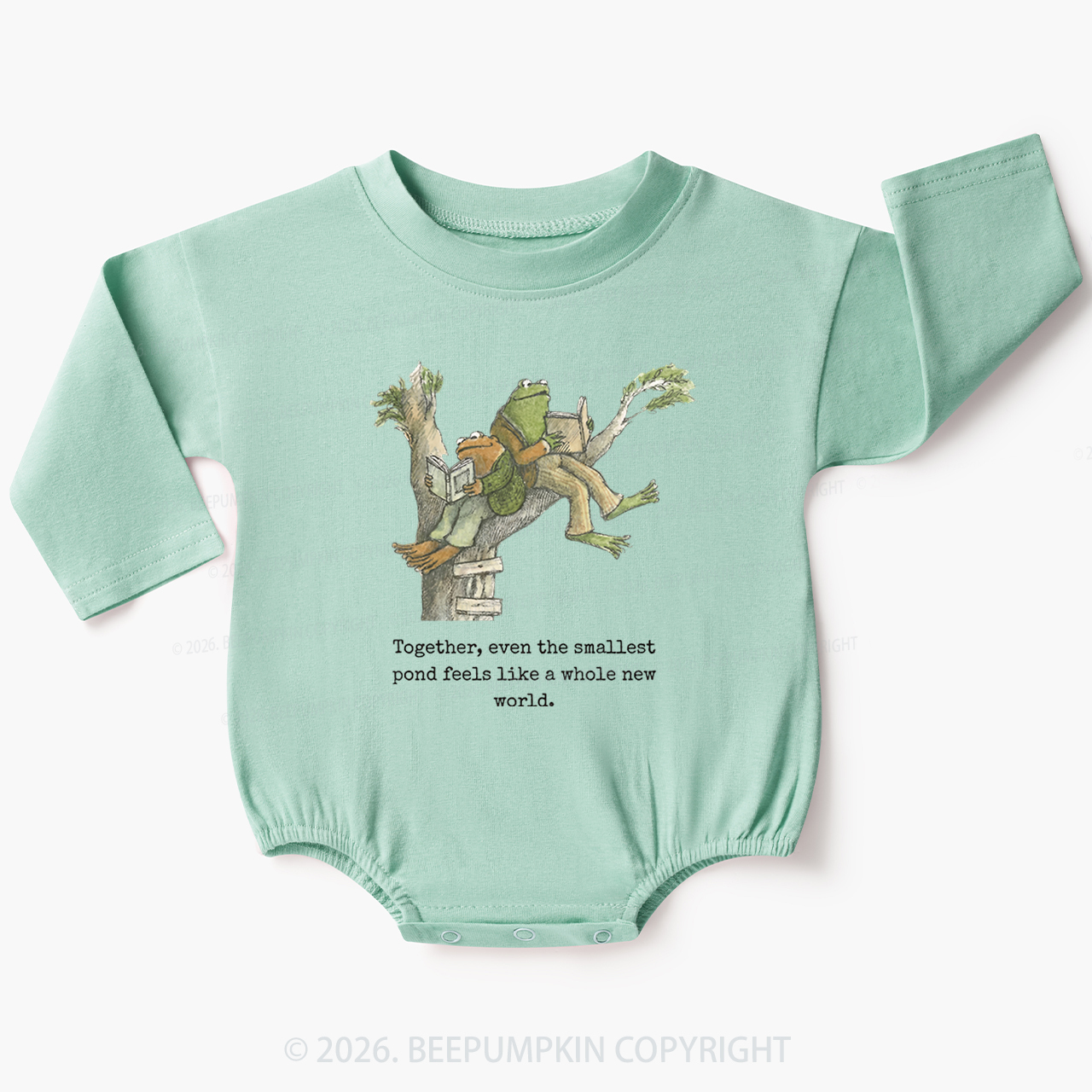 Frog and Toad Baby Bubble Romper