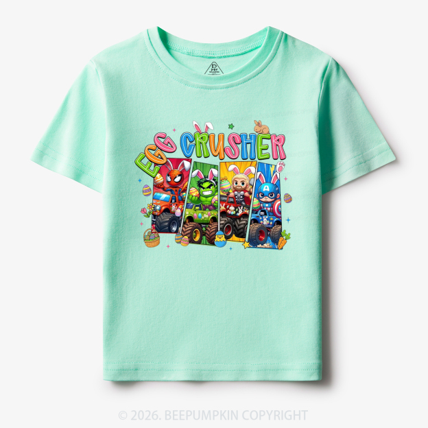 Easter Truck Egg Crusher Toddler&Kid's Tees