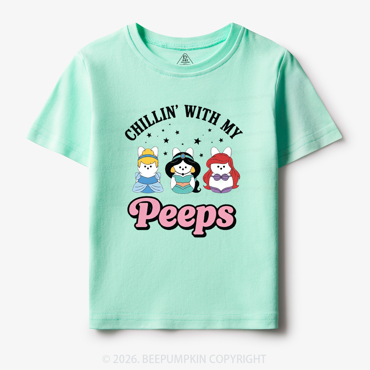 Chillin With My Peeps Bunny Toddler&Kid's Tees