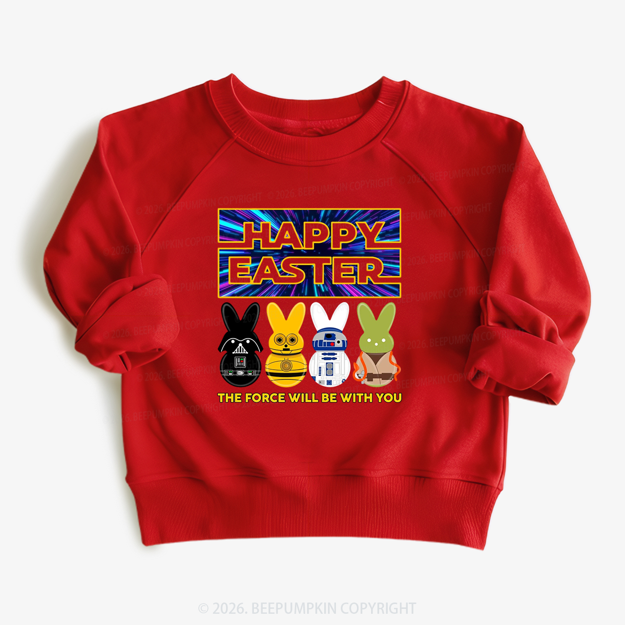 Cosmic Rabbit Easter Kid's Sweatshirt