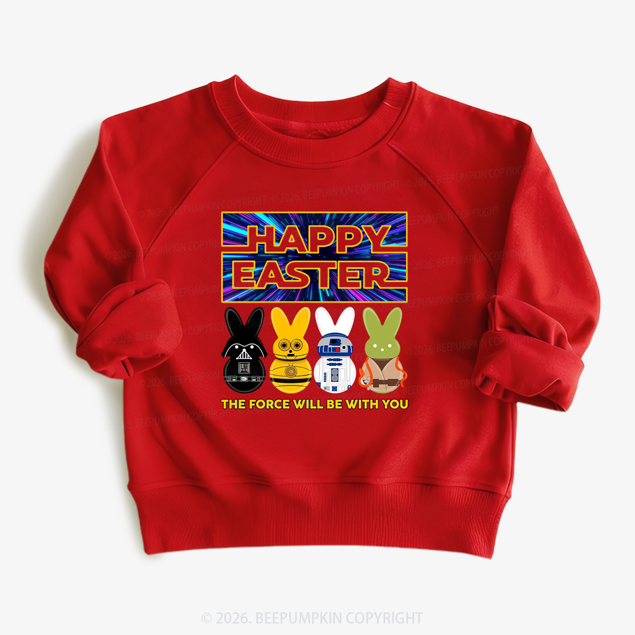 Cosmic Rabbit Easter Kid's Sweatshirt