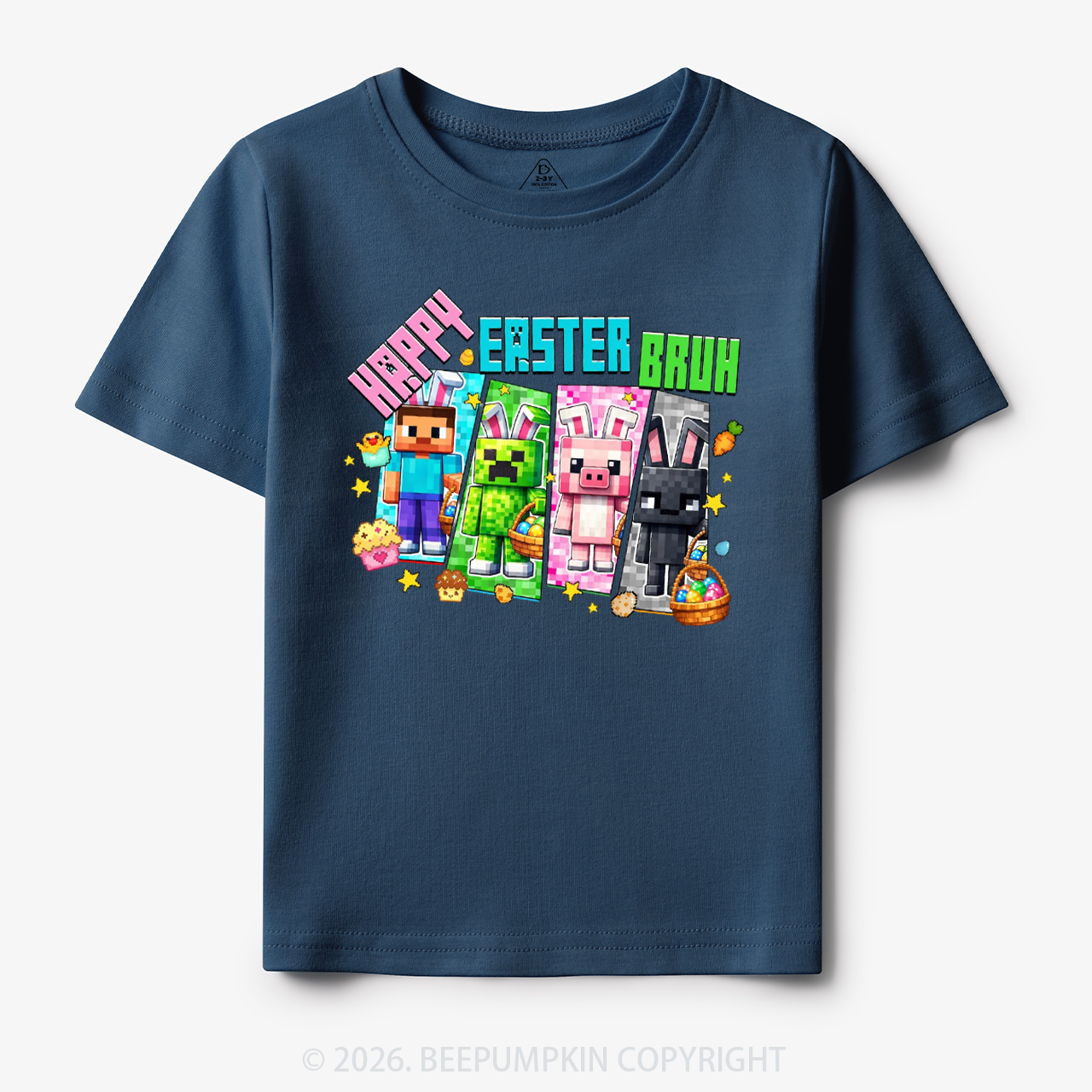 Happy Easter Mining Toddler&Kid's Tees