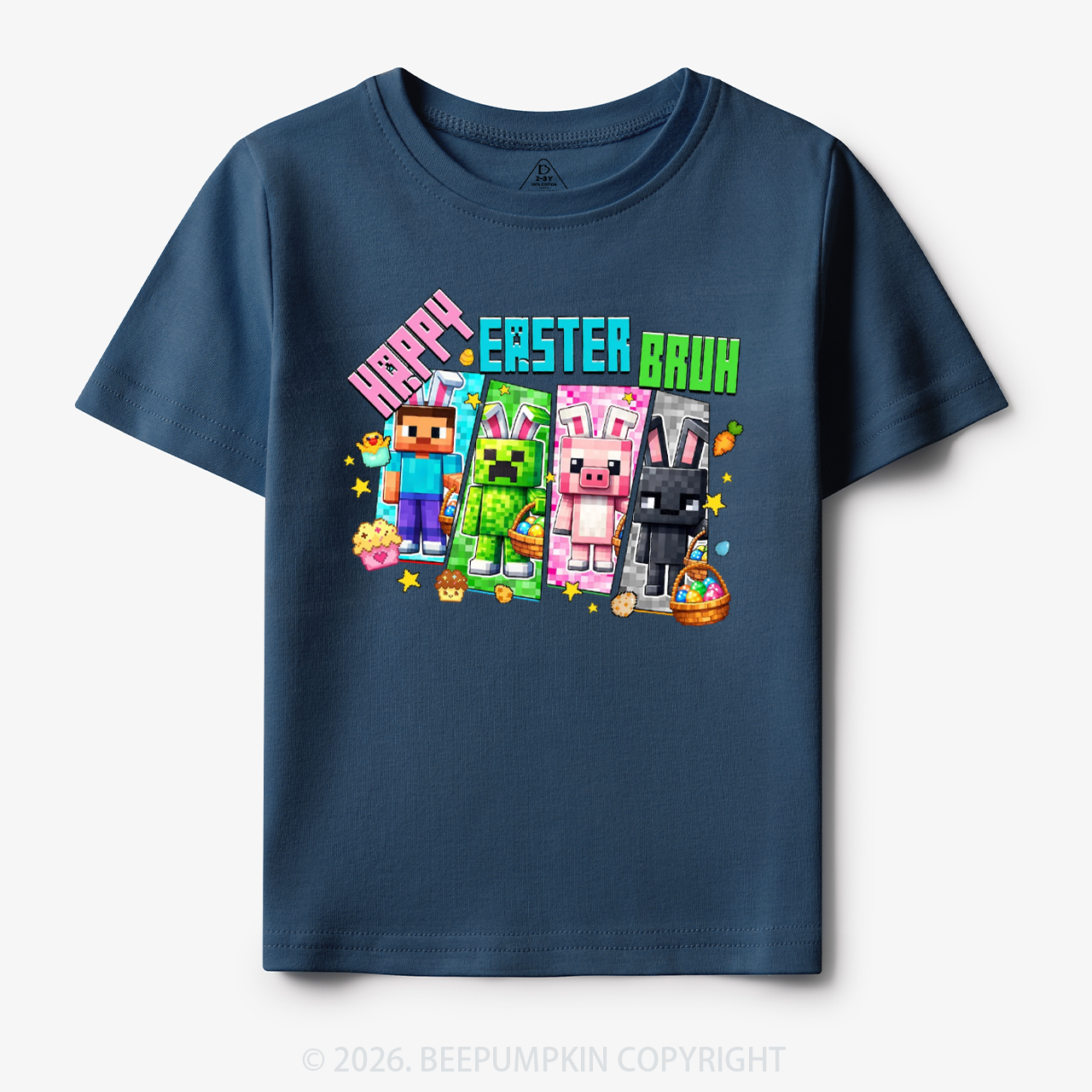 Happy Easter Mining Toddler&Kid's Tees
