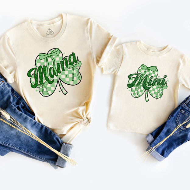Lil’ Lucky Mini & Mama St. Patrick’s Day Matching T-Shirts