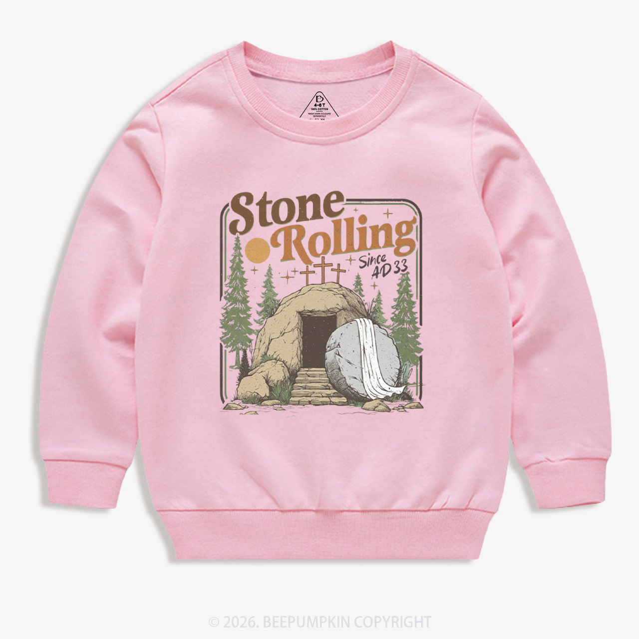 Trendy Music Easter Jesus Christ Kid's Sweatshirt