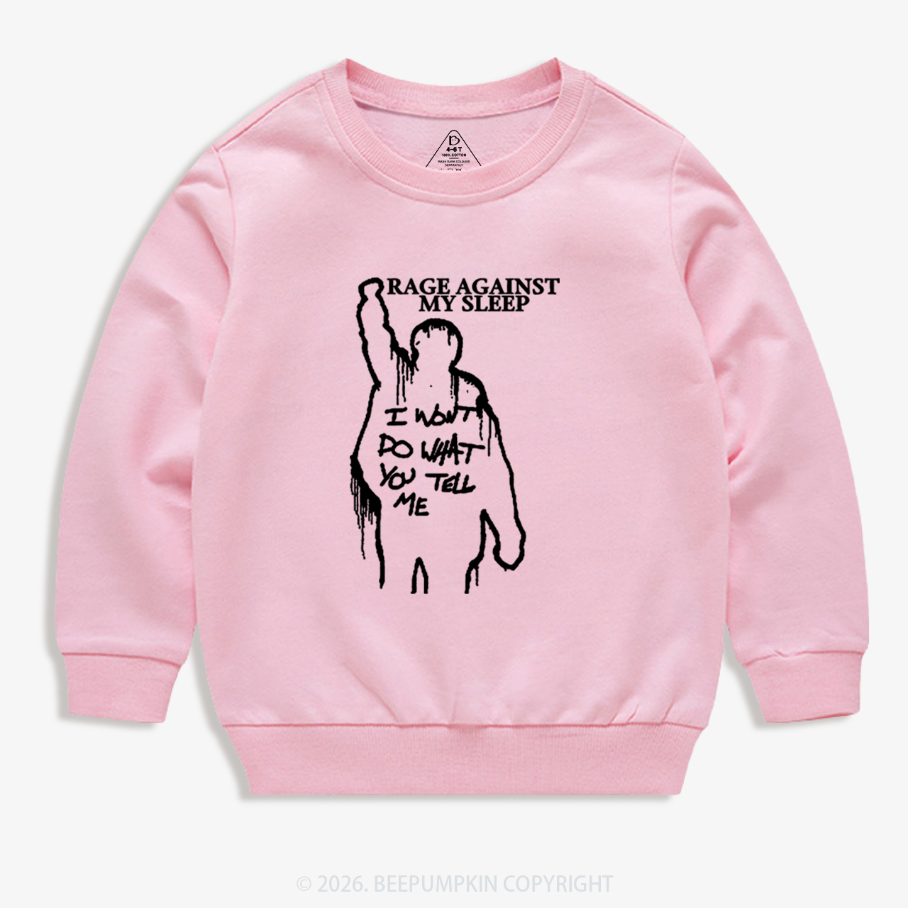 Rage Against My Sleep Kid's Sweatshirt 7