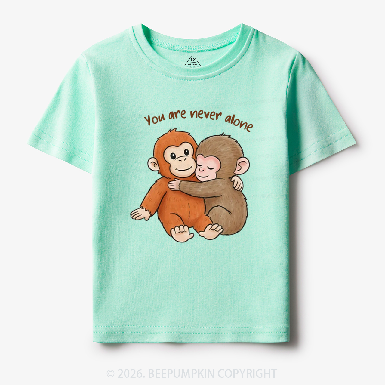 You Are Never Alone Punch Monkey Toddler&Kid's Tees