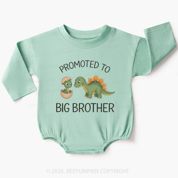 Promoted to Big Brother Baby Bubble Romper