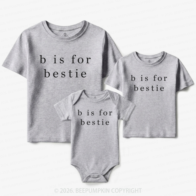 Bis For Bestie Matching Tees For Siblings