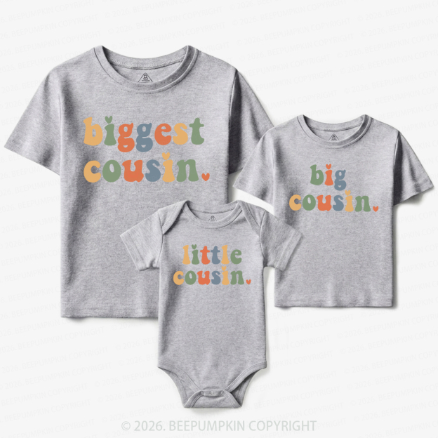 Colorful Cousin Crew Matching Tees For Siblings