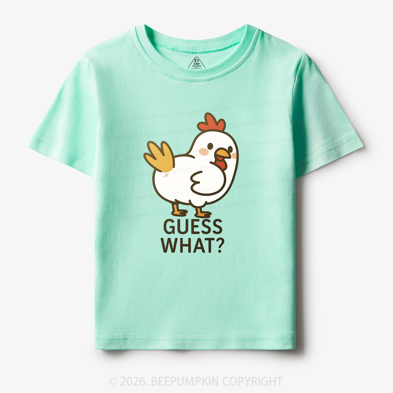 Guess What Chicken Funny Butt Joke Toddler&Kid's Tees 7