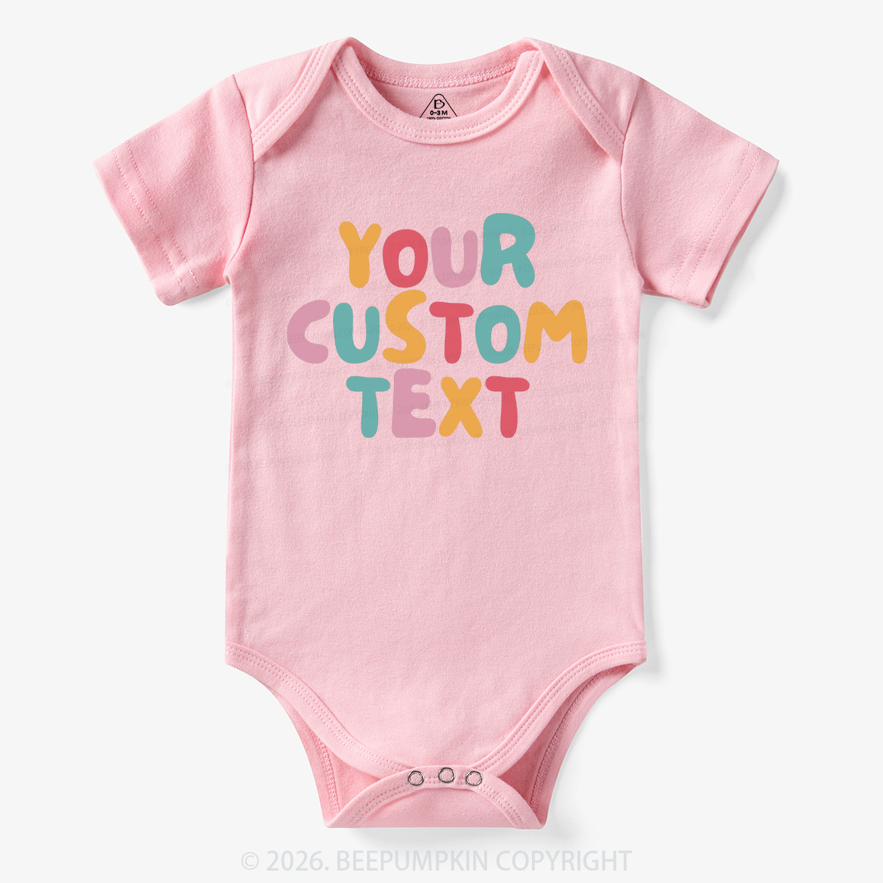 Personalized Retro Your Text Bodysuit