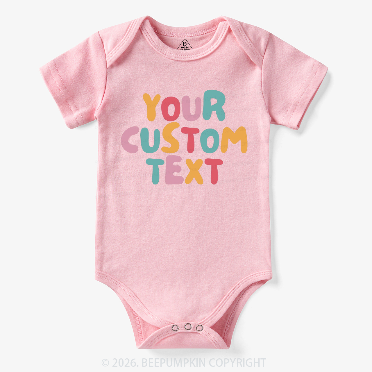 Personalized Retro Your Text Bodysuit