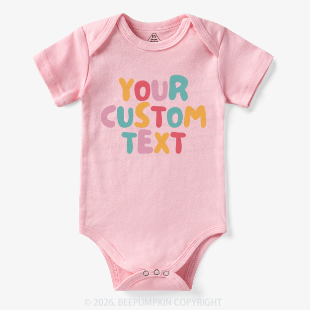 Personalized Retro Your Text Bodysuit