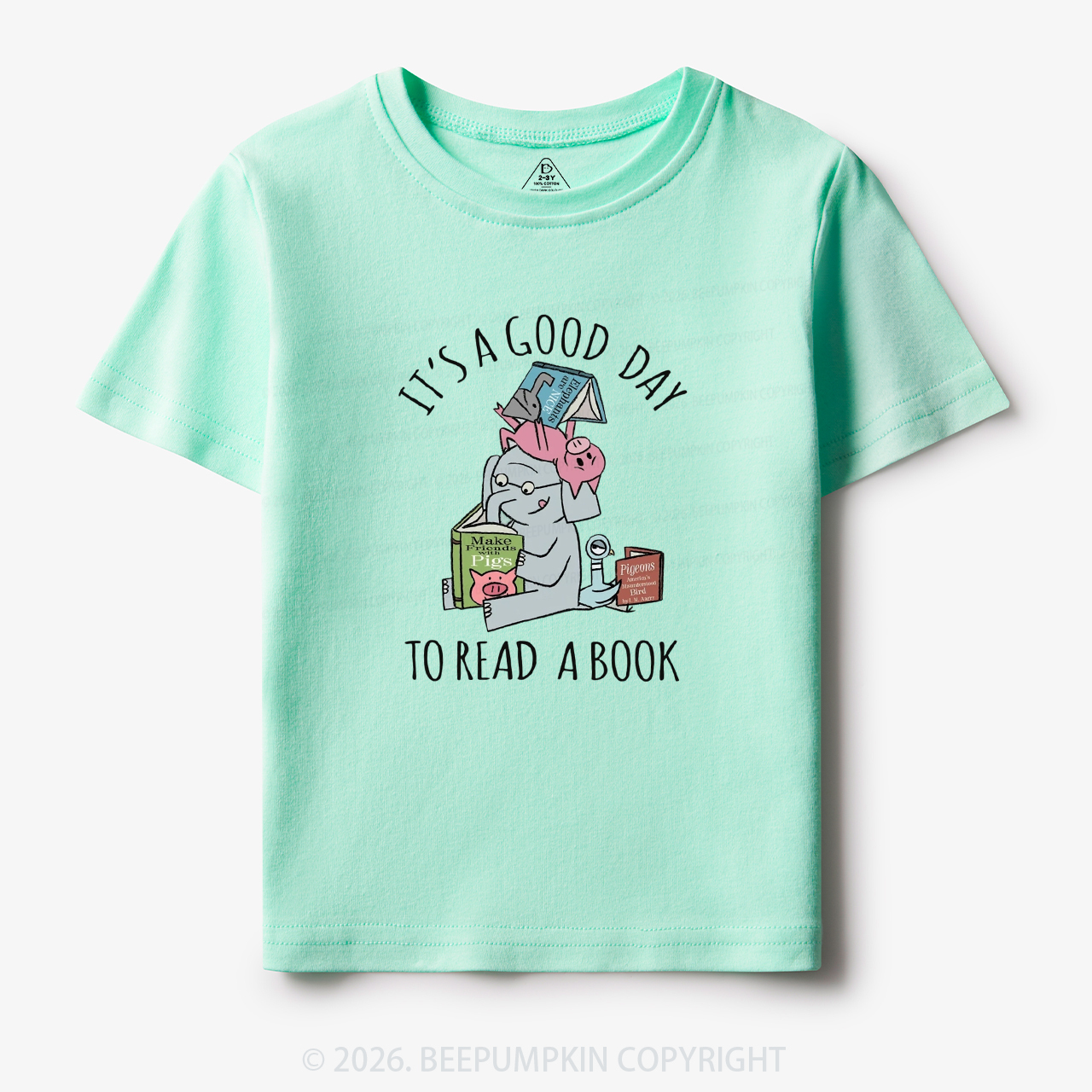It's A Good Day To Read A Book Toddler&Kid's Tees