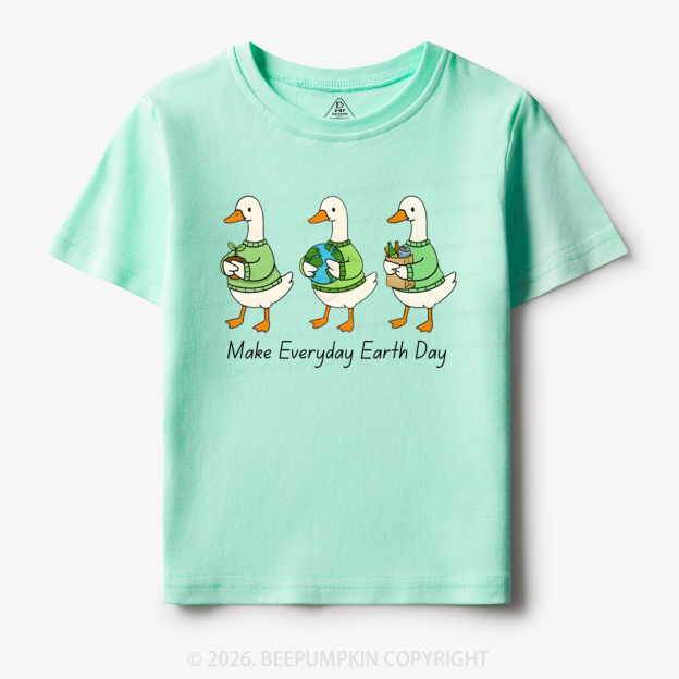 Make Everyday Earth Day Silly Goose Toddler&Kid's Tees