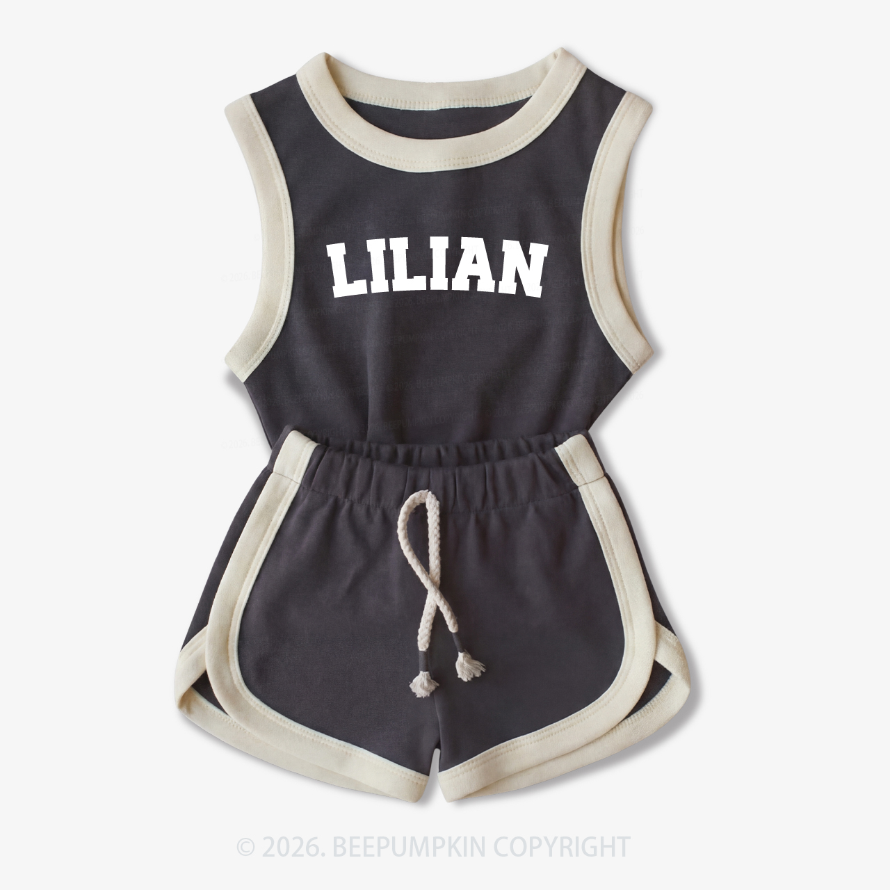 Personalized Name Baby Tank Top and Shorts Sets