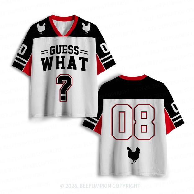 Personalized Guess What Chicken Butt Toddler&Kid's Sport Jersey