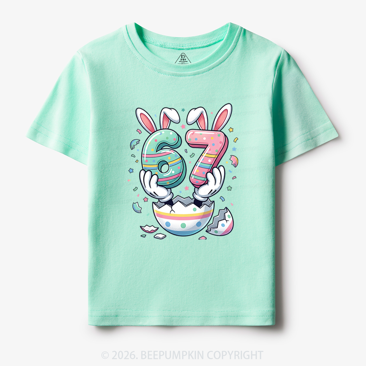 67 Easter Bunny Funny Toddler&Kid's Tees
