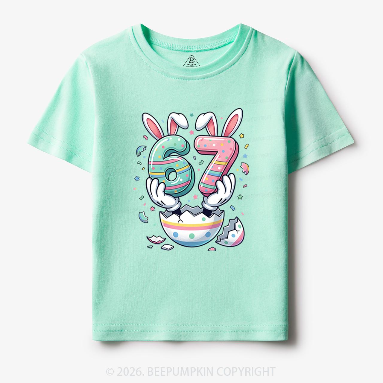 67 Easter Bunny Funny Toddler&Kid's Tees