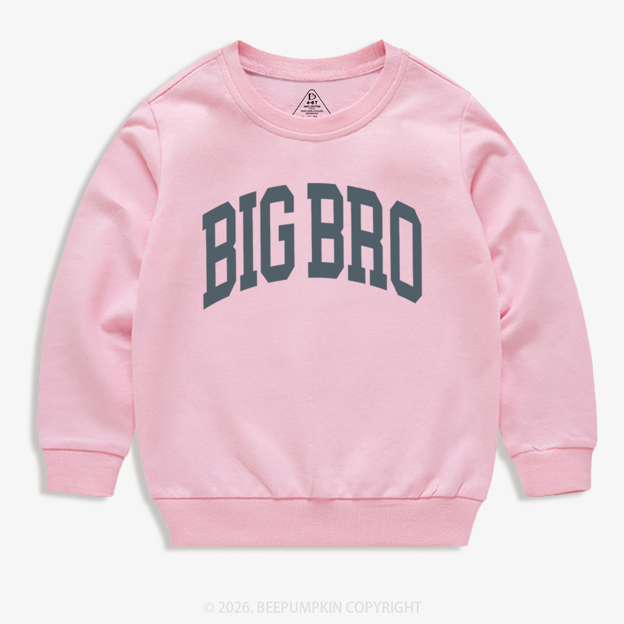 Big Bro Boho Natural Kid's Sweatshirt