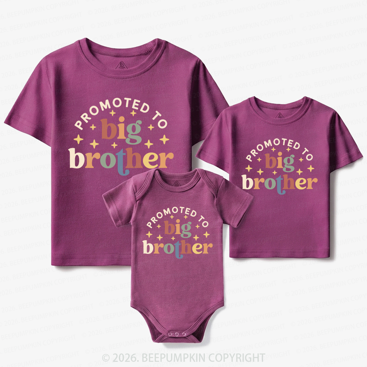 Future Promoted To Big Brother Matching Tees For Siblings