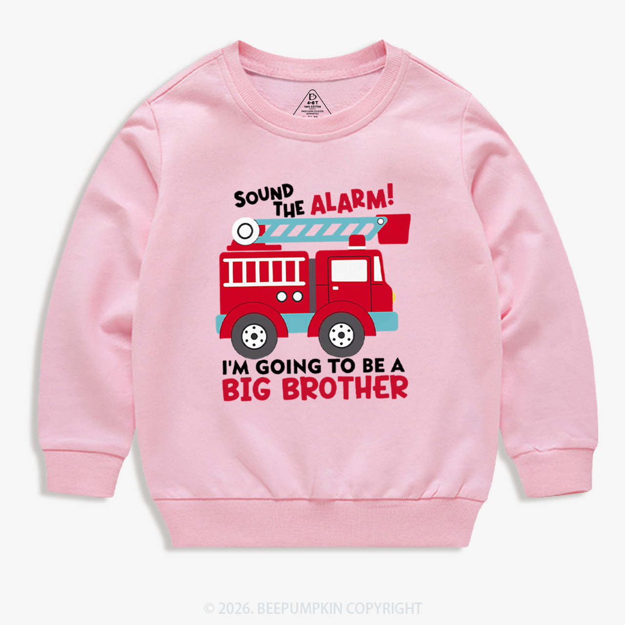 Big Brother Baby Announcement Kid's Sweatshirt