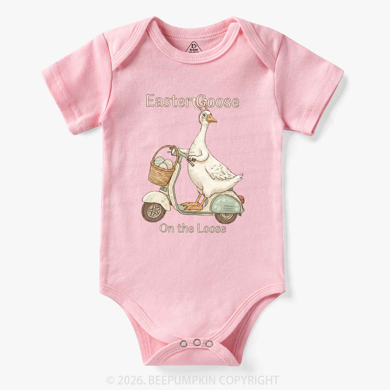 Easter Silly Goose Holiday Meme Bodysuit