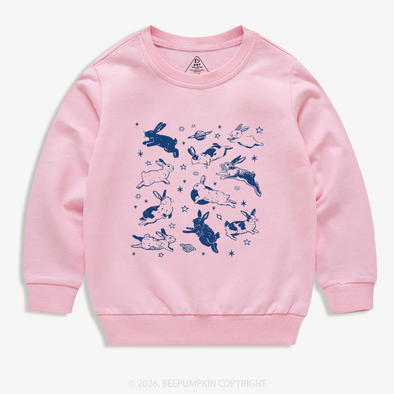 Bunnies in Space Kid's Sweatshirt