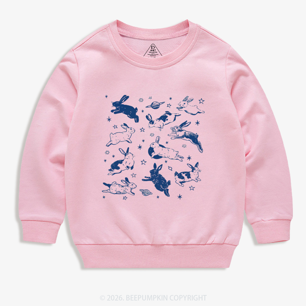 Bunnies in Space Kid's Sweatshirt