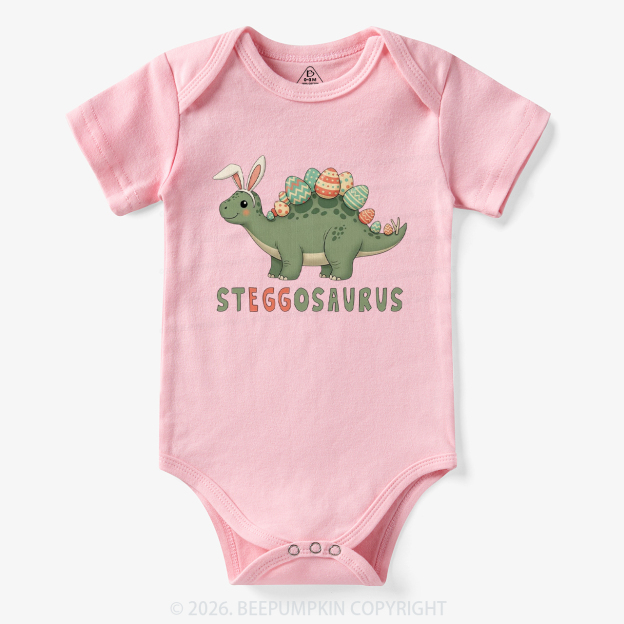 Steggosaurus Easter Dinosaur Bodysuit