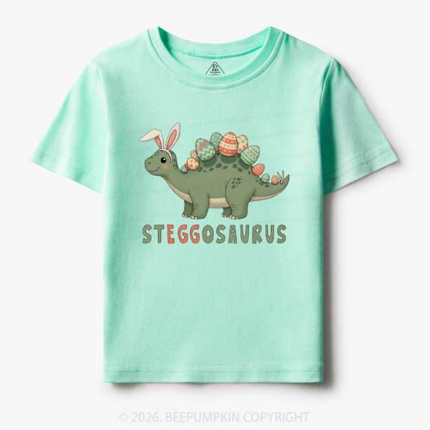 Steggosaurus Easter Dinosaur Toddler&Kid's Tees