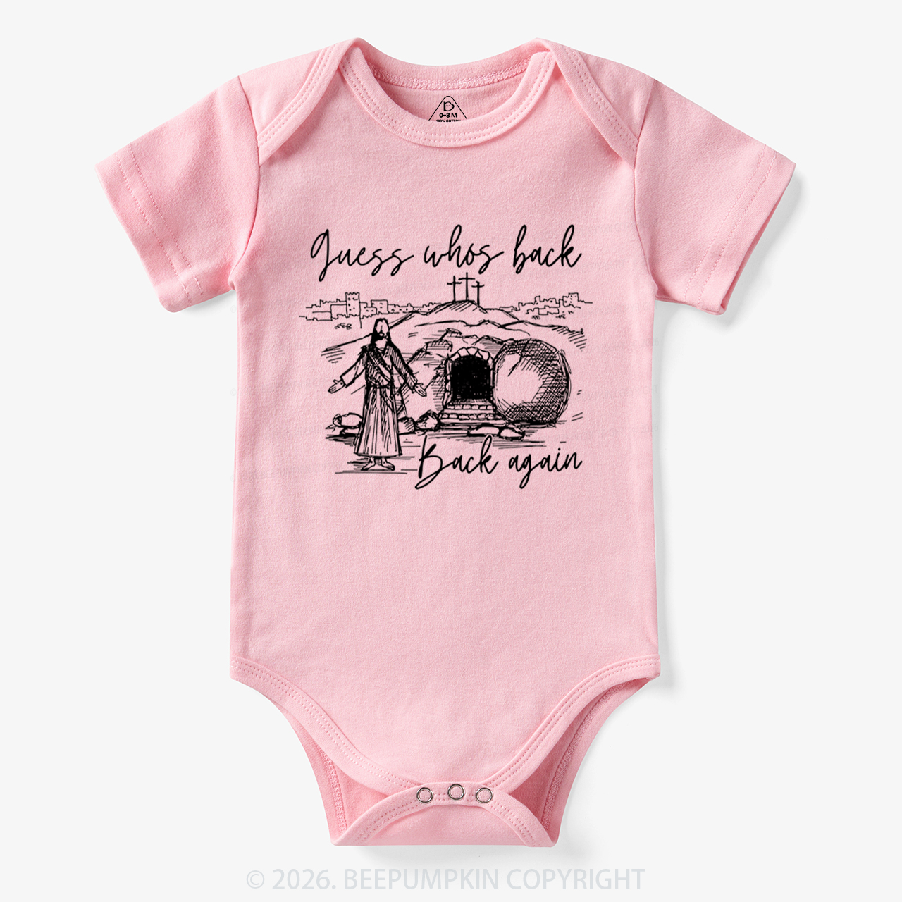 Guess Who's Back Again Funny Jesus Bodysuit