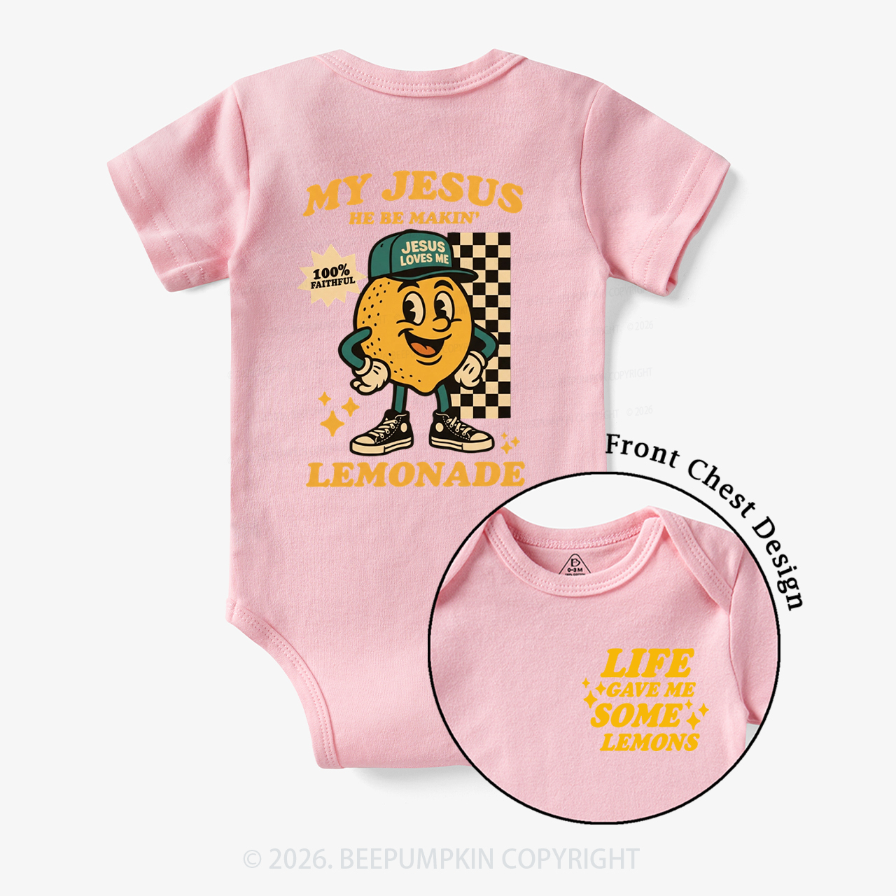 Life Gave Me Some Lemons Christian Bodysuit