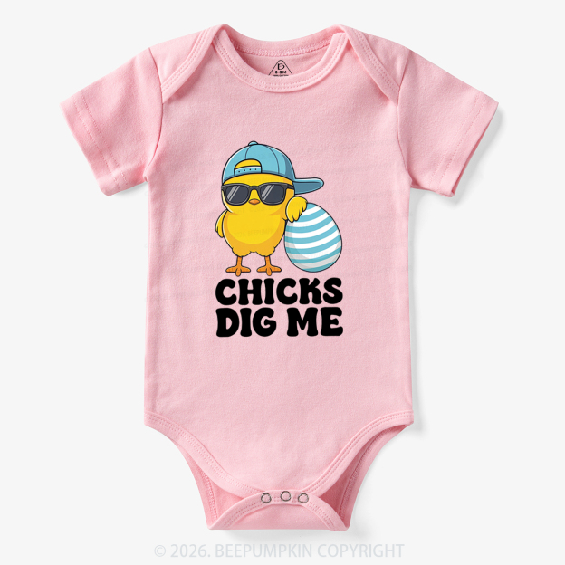 Chicks Dig Me Easter Bodysuit